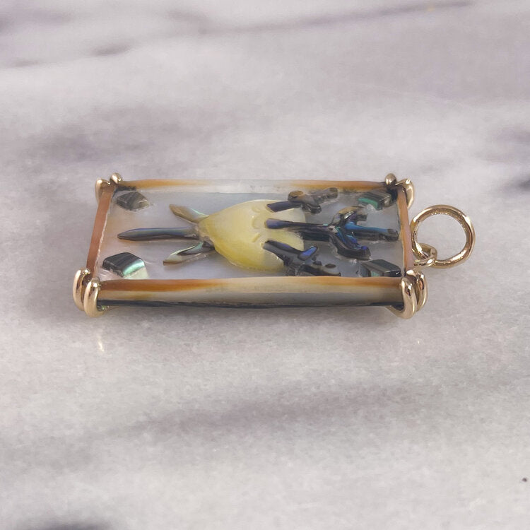 Three of Swords Tarot Charm Charm Maura Green