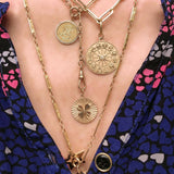 Good Luck Clover Beam Charm Charm Maura Green