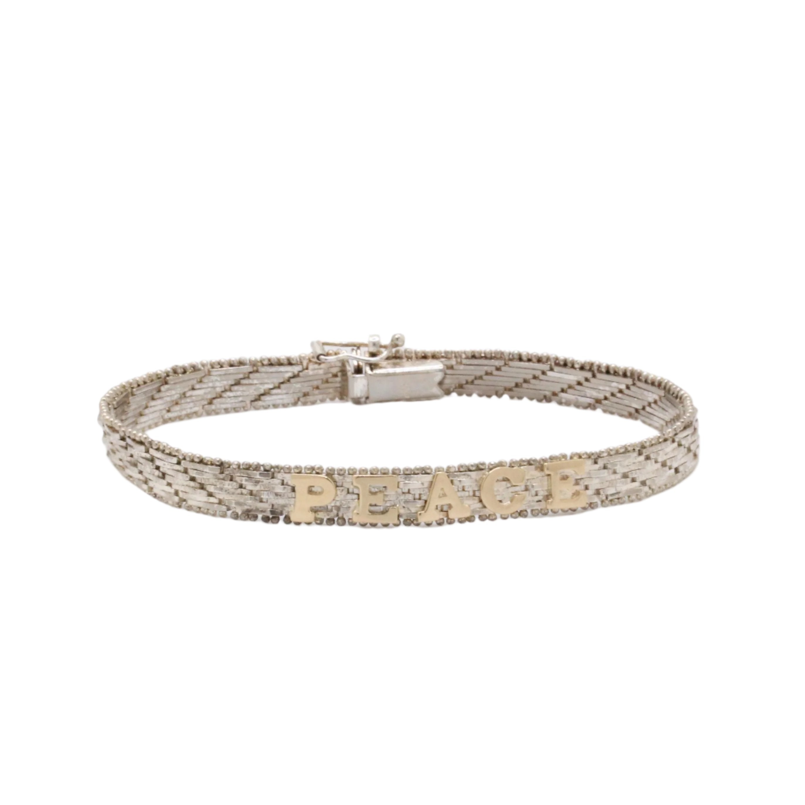 PEACE Bracelet Bracelet Le Depot Dore