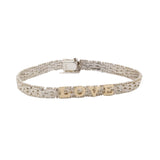 Vintage LOVE Bracelet Bracelet Le Depot Dore