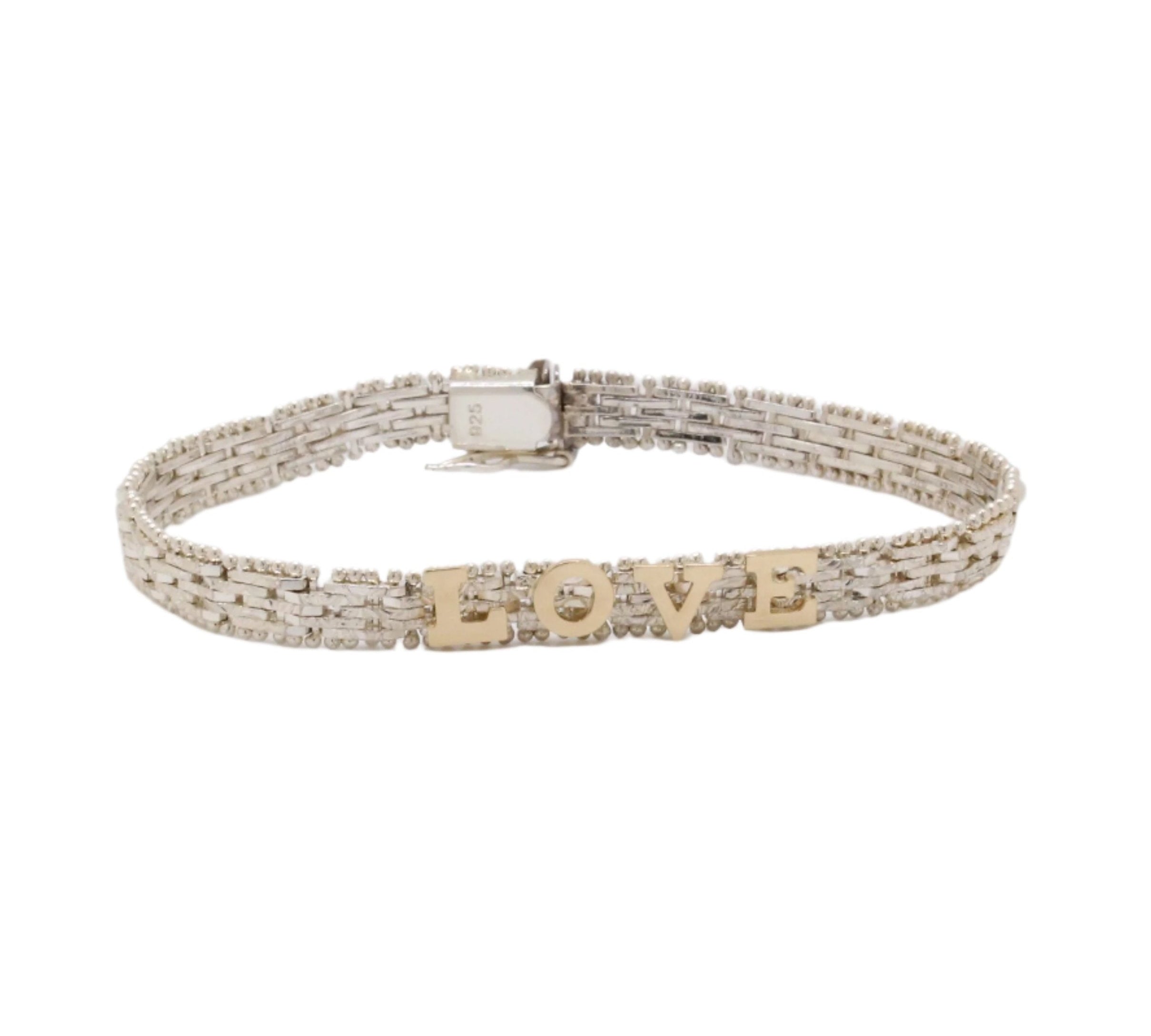 Vintage LOVE Bracelet Bracelet Le Depot Dore