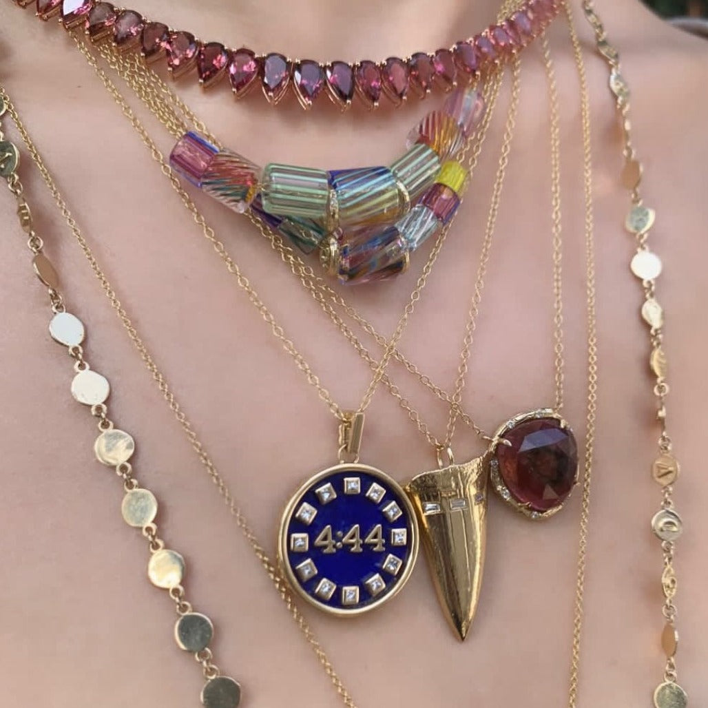 The Ombré Tourmaline Necklace Statement Necklace Roseark Jewelry