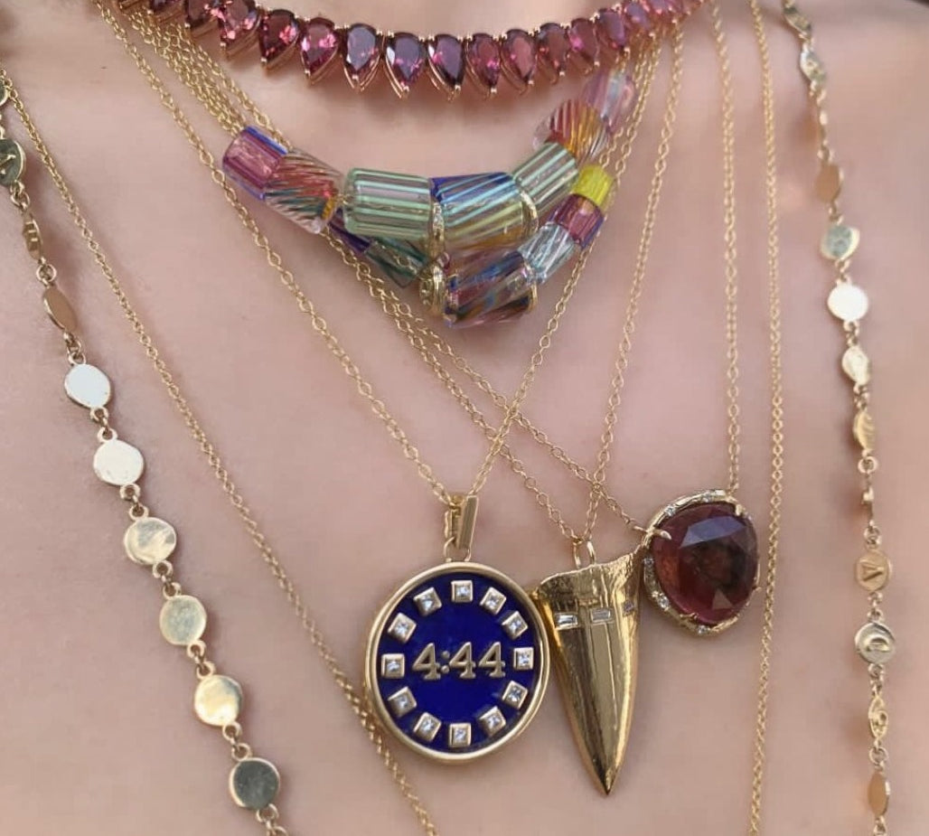 The Ombré Tourmaline Necklace Statement Necklace Roseark Jewelry