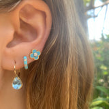 Aquamarine Pear Cut Drop Earring Drop Sale   