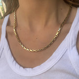 Chunky Gold Chain Chain Necklace Roseark Deux   