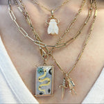 Mother of Pearl and Citrine Bee Charm Charm Maura Green