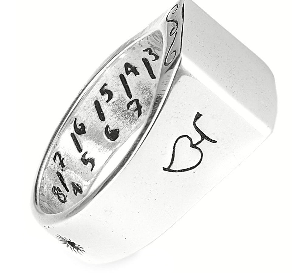 Mariners Sundial Crest Ring Signet K. Brunini Jewels   