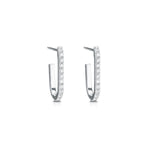 Mini Pin Earring Stud Earrings Carbon and Hyde White Gold  