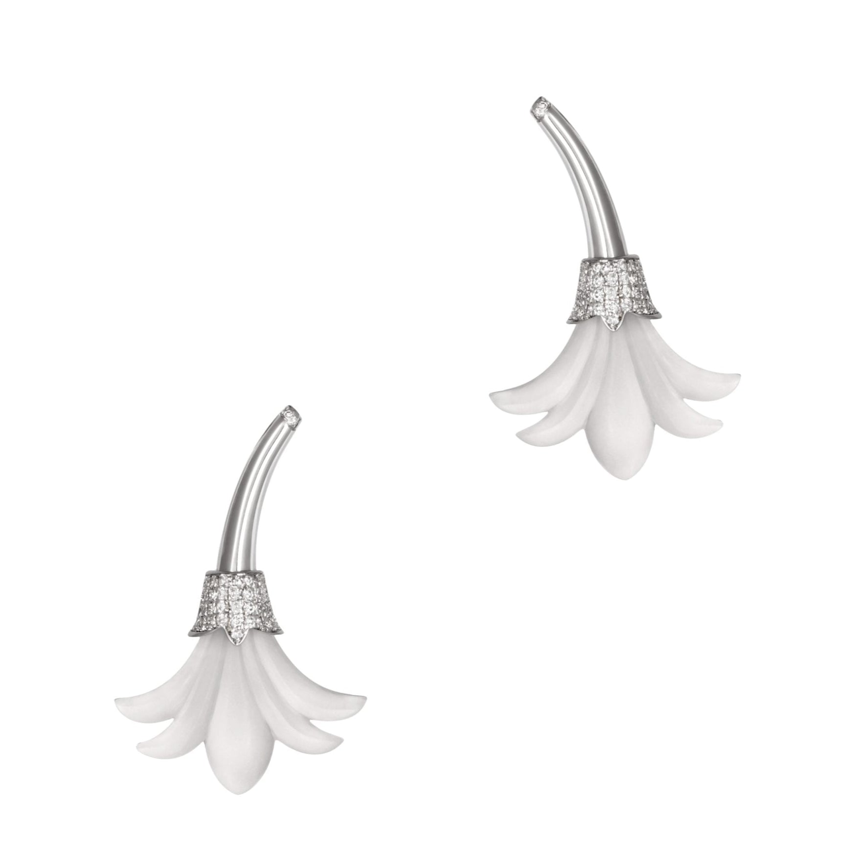 Psychedeliah Earrings with Diamonds Statement Earrings Latelier Nawbar