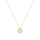 With Love Necklace Charm Necklace Latelier Nawbar Mother of Pearl