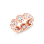 Orb Eternity Band Band Carbon and Hyde Rose Gold  