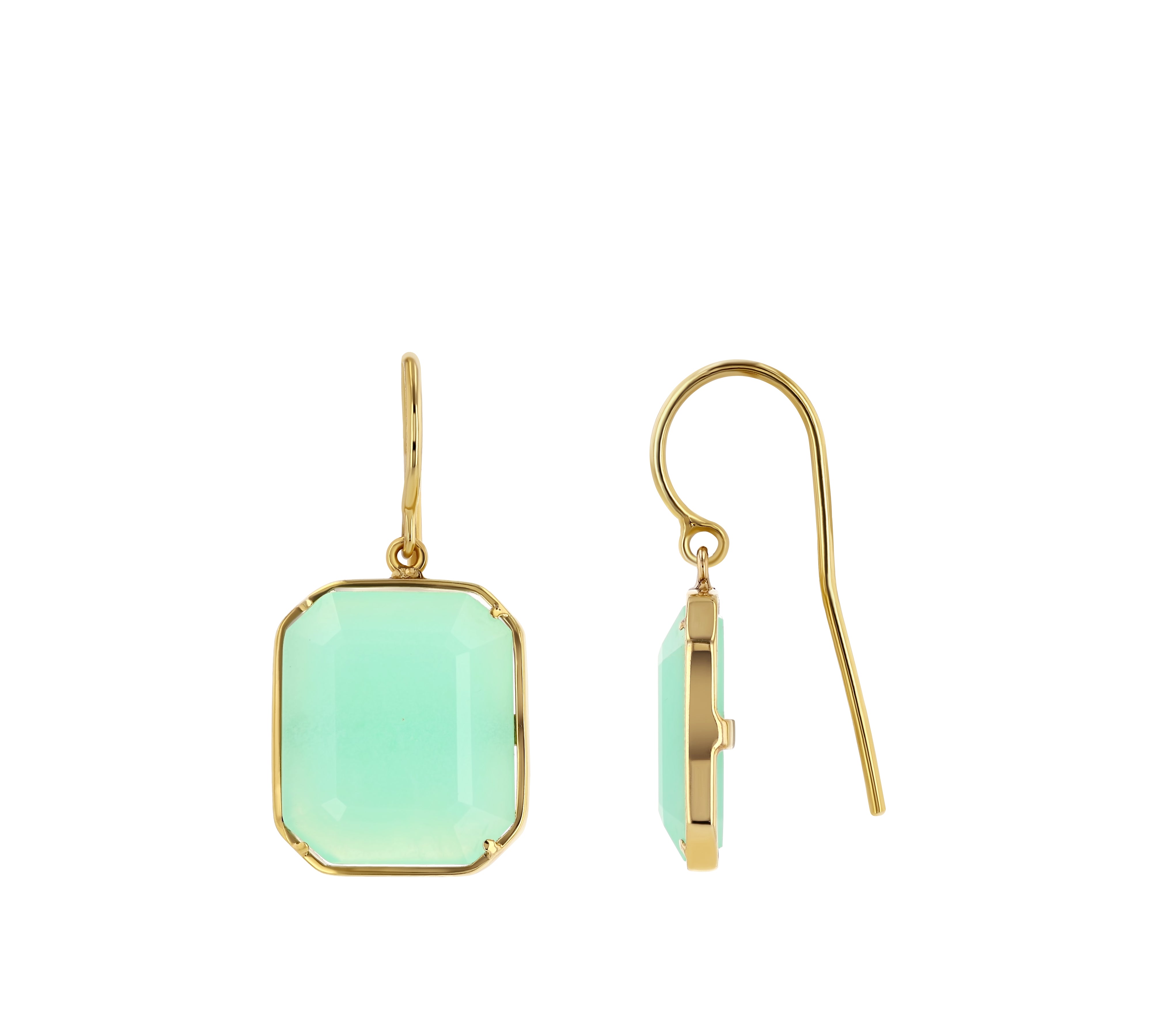 Chrysoprase Drop Earrings Drop Earrings Amy Gregg Jewelry