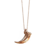 Wolf Claw Necklace Pendant Elisabeth Bell Jewelry Rose Gold  