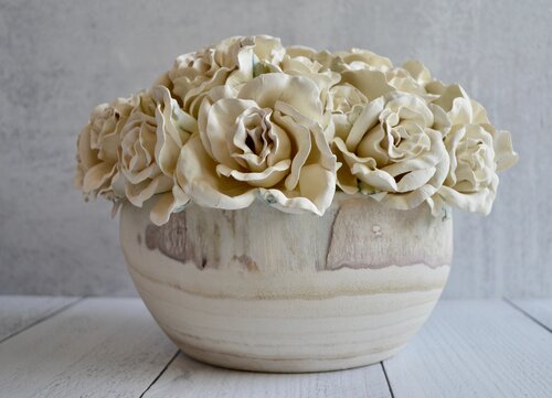 Mini Rose Sculpture Sculpture Little World Design