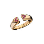 Ruby Sweetheart Ring Band Ring House of RAVN   
