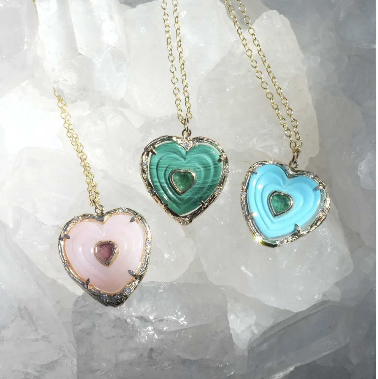 Double Heart Necklace