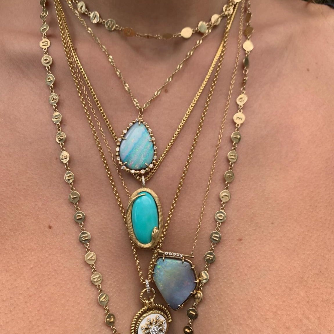Deux Box Chain Chain Necklace Roseark Deux