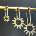 Pave Spur Earring, Baby Drop Earrings EMBLM