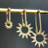 Pave Spur Earring, Baby Drop Earrings EMBLM