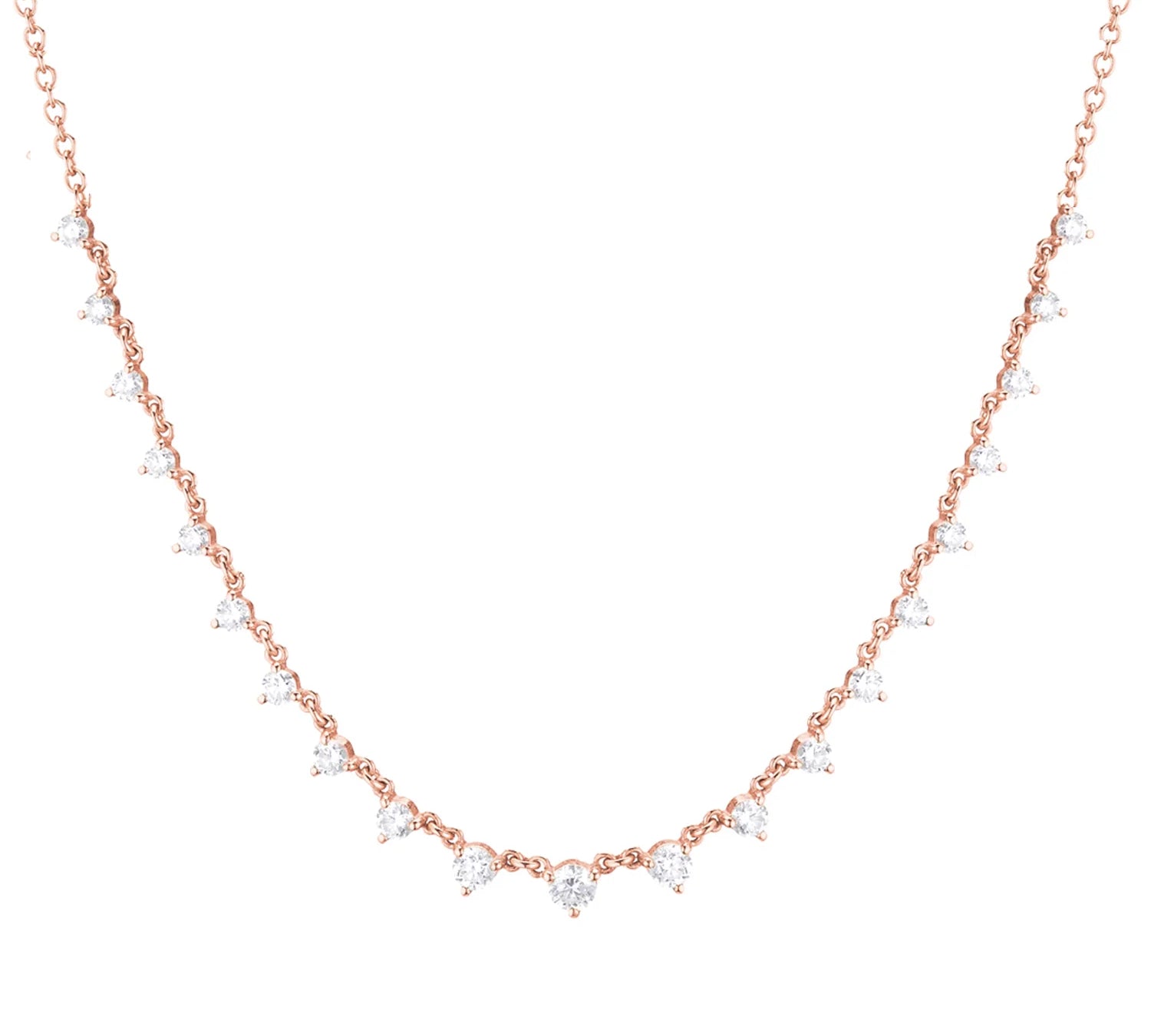 Starstruck Necklace Chain Carbon and Hyde Rose Gold  