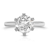 Solitaire Brilliant Diamond Ring Ring Roseark Vintage