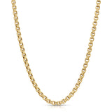 Deux Rounded Box Chain Chain Necklace Roseark Deux