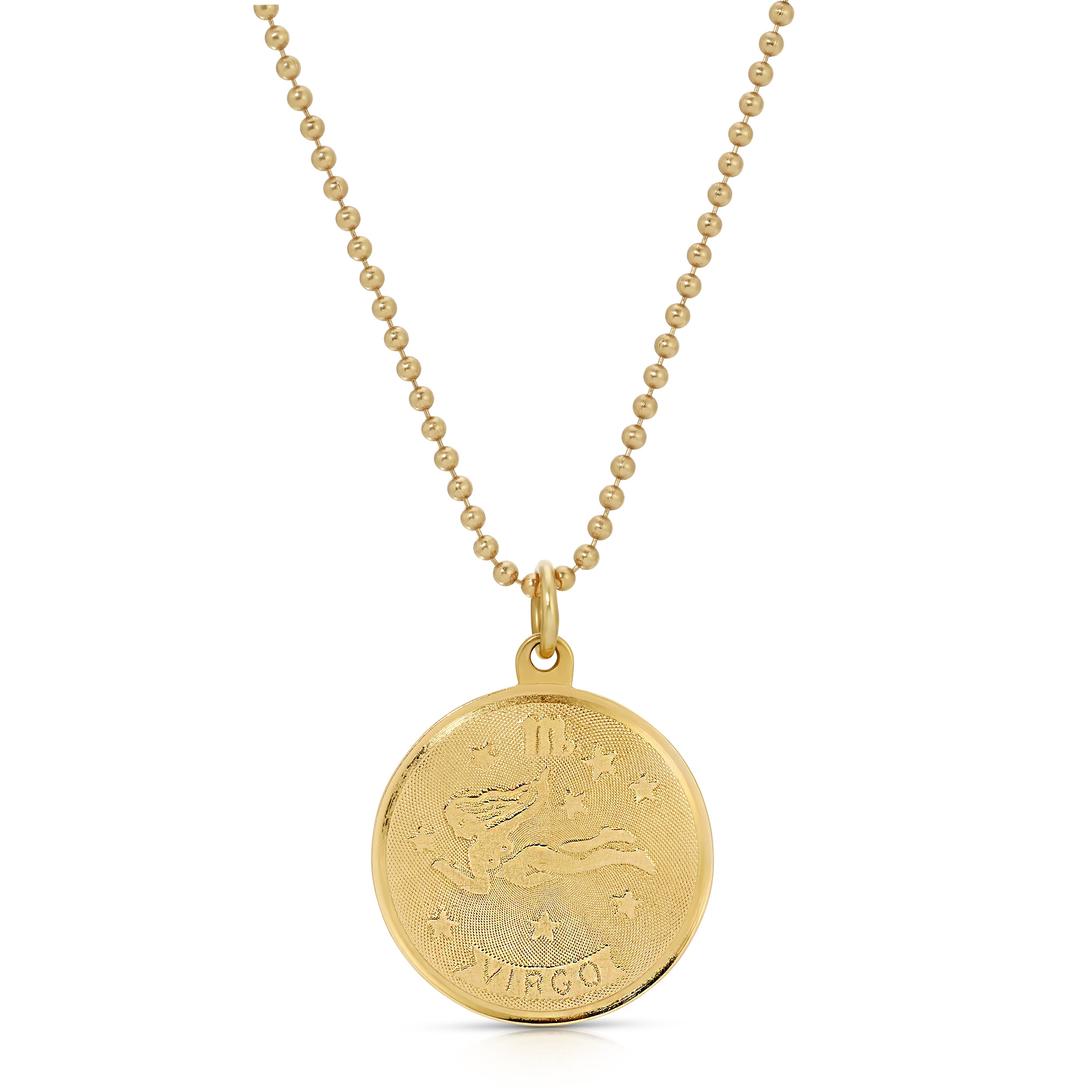 Vintage Virgo Coin Pendant Pendant Roseark Vintage