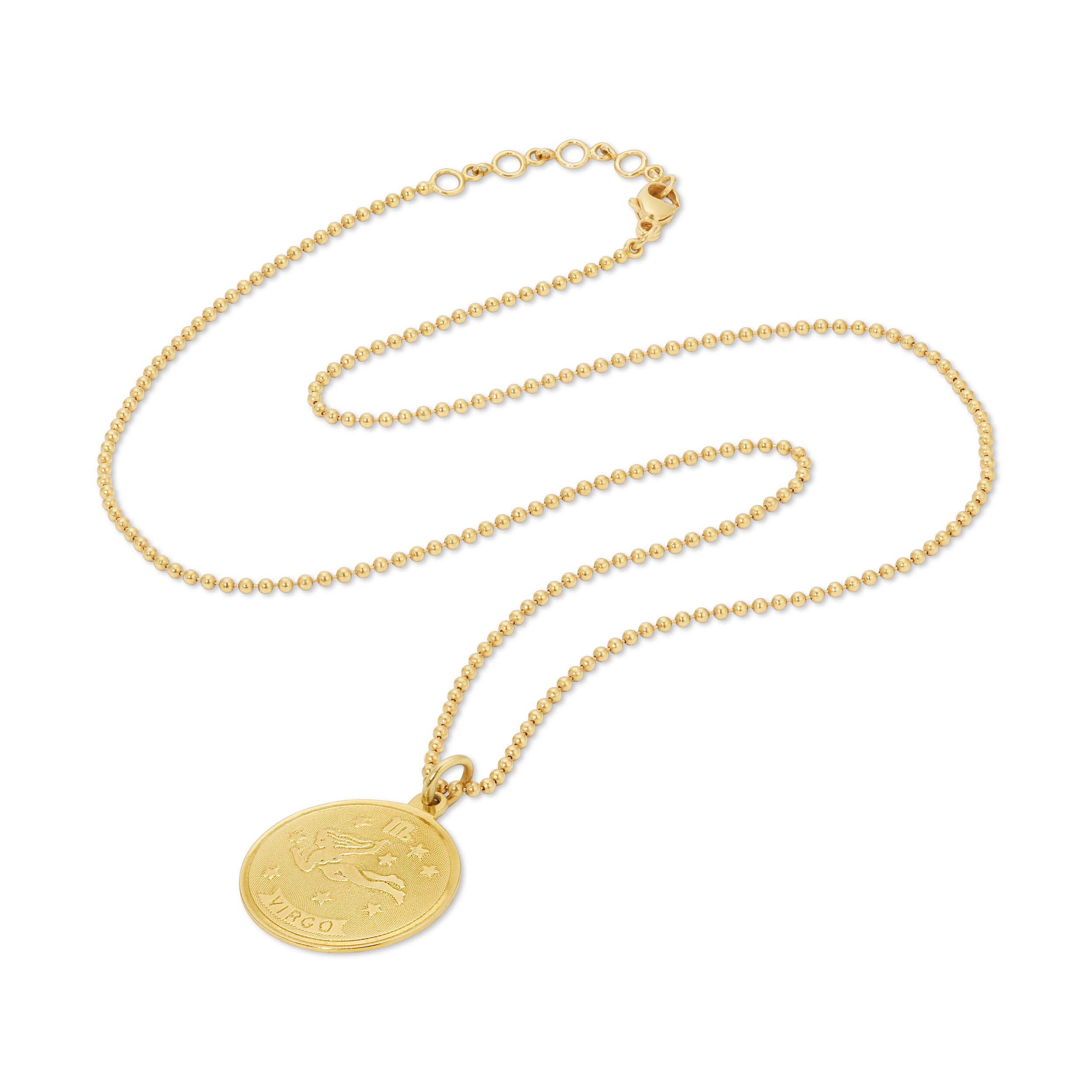 Vintage Virgo Coin Pendant Pendant Roseark Vintage