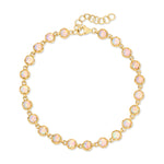 Scalloped Bezel Tennis Bracelet Tennis Bracelet Roseark Deux Opal