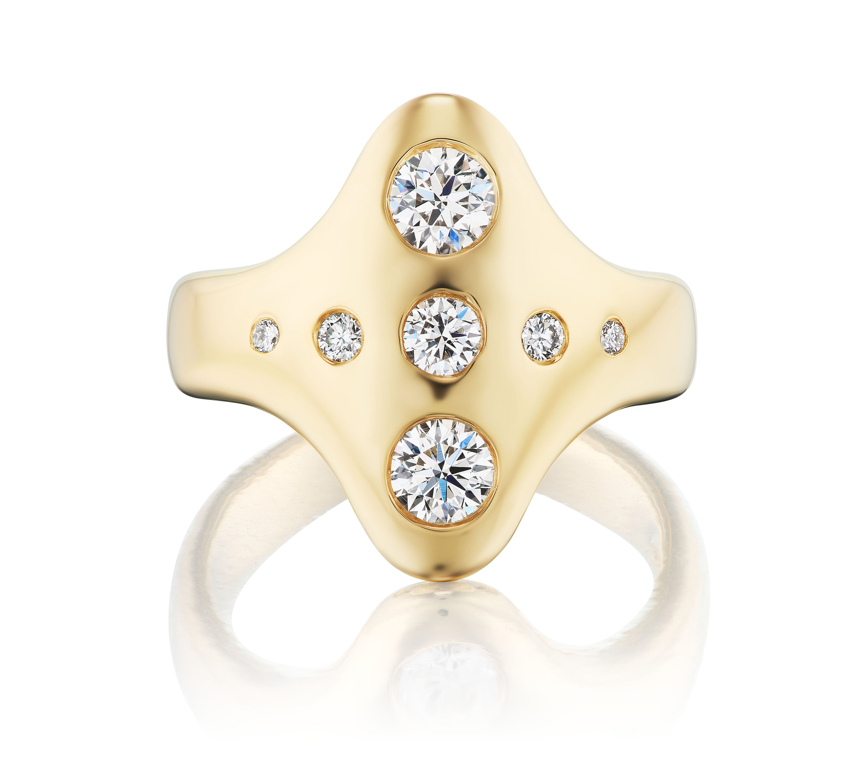 Tapered Diamond Ring Ring Akaila Reid 6