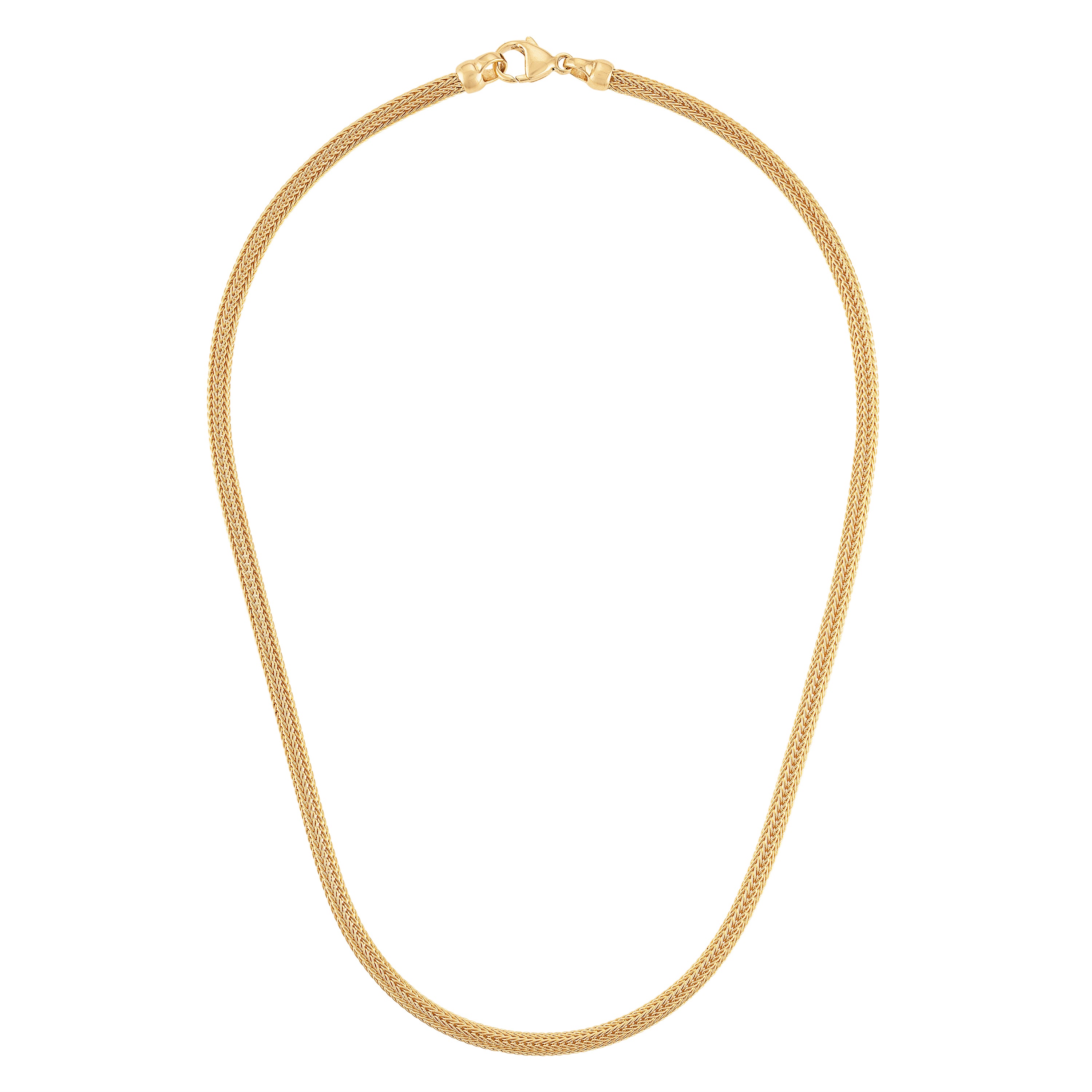 Foxtail Mesh 2.5mm Chain Chain Necklace Zahn-Z