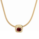 Beluga Rhodolite Garnet Slider Charm Zahn-Z