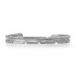 Feather Cuff Cuff Bracelet Elisabeth Bell Jewelry White Gold