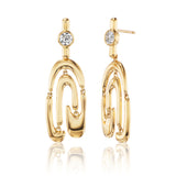 Wavy Puzzle Earrings Drop Earrings Akaila Reid