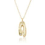 Wavy Puzzle Necklace Pendant Necklace Akaila Reid
