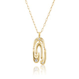Wavy Puzzle Necklace Pendant Necklace Akaila Reid