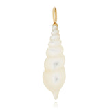 Spiral Shell Pendant Maura Green