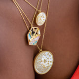 Moonlight Pendant Necklace, Large Statement Necklace Latelier Nawbar