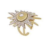 Diamond Soleil Ring Statement Ring Falamank