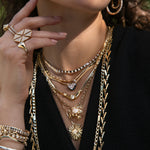 Diamond Heart Necklace Pendant Necklace Roseark