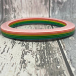 Pastel Rainbow Vintage Lucite Bangle Bangle Roseark Vintage