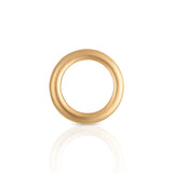Sadaf Mosaic Rounded Plain Band Band Ring Zahn-Z
