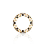 Sadaf Diamond Mosaic Rounded Band Band Ring Zahn-Z