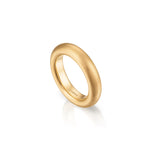 Sadaf Mosaic Rounded Plain Band Band Ring Zahn-Z