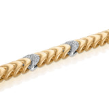 Zaha Pave Diamond Bracelet Statement Bracelet Zahn-Z