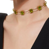 Railway Peridot Choker Choker Karma El-Khalil   