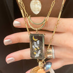 Lovers Tarot Card Charm Charm Maura Green