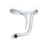 Mini Snake Ring Ring Perez Bitan Sapphire