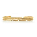 Feather Cuff Cuff Bracelet Elisabeth Bell Jewelry Yellow Gold