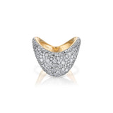 Big Zaha with Pave Diamonds Statement Ring Zahn-Z